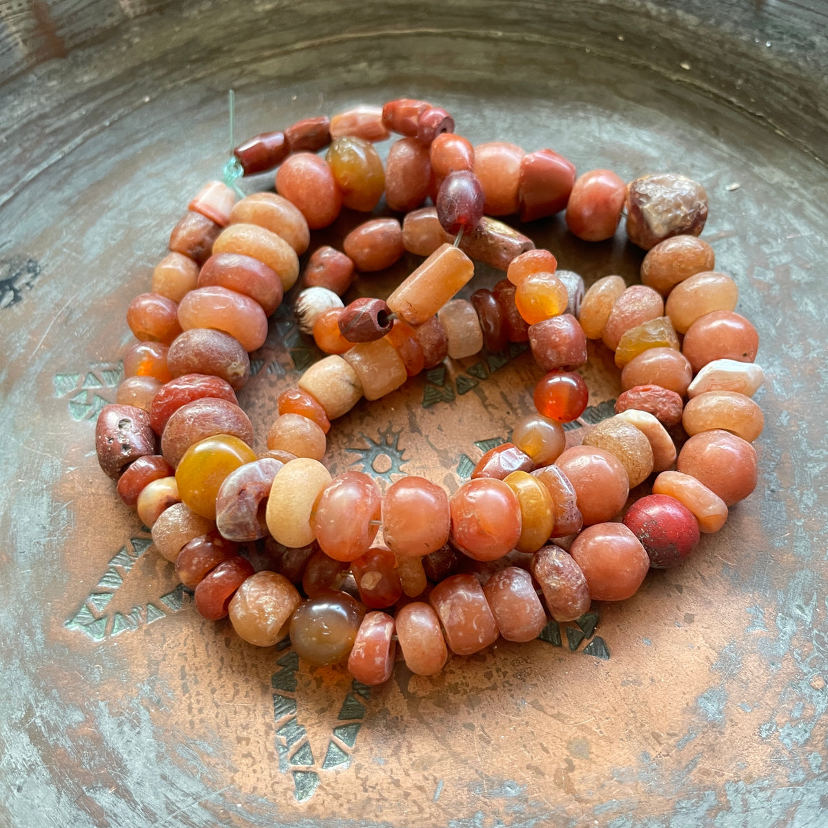 Ancient and Antique Carnelian Beads from the West African Trade - Rita Okrent Collection (S675)