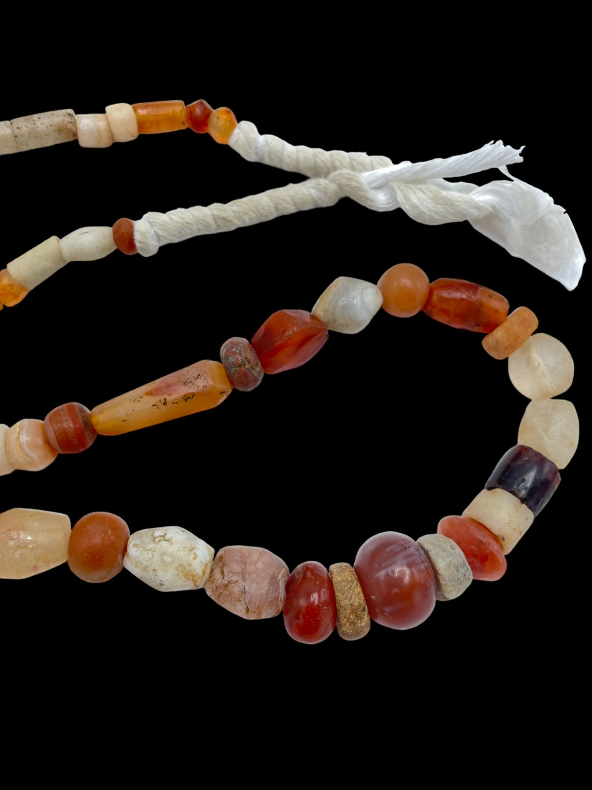 Mixed Ancient and Antique Stone Beads from the West African Trade - Rita Okrent Collection (S568)