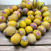Antique Bohemian Yellow Glass Beads, Antique Trade Beads - Rita Okrent Collection (AT0813)