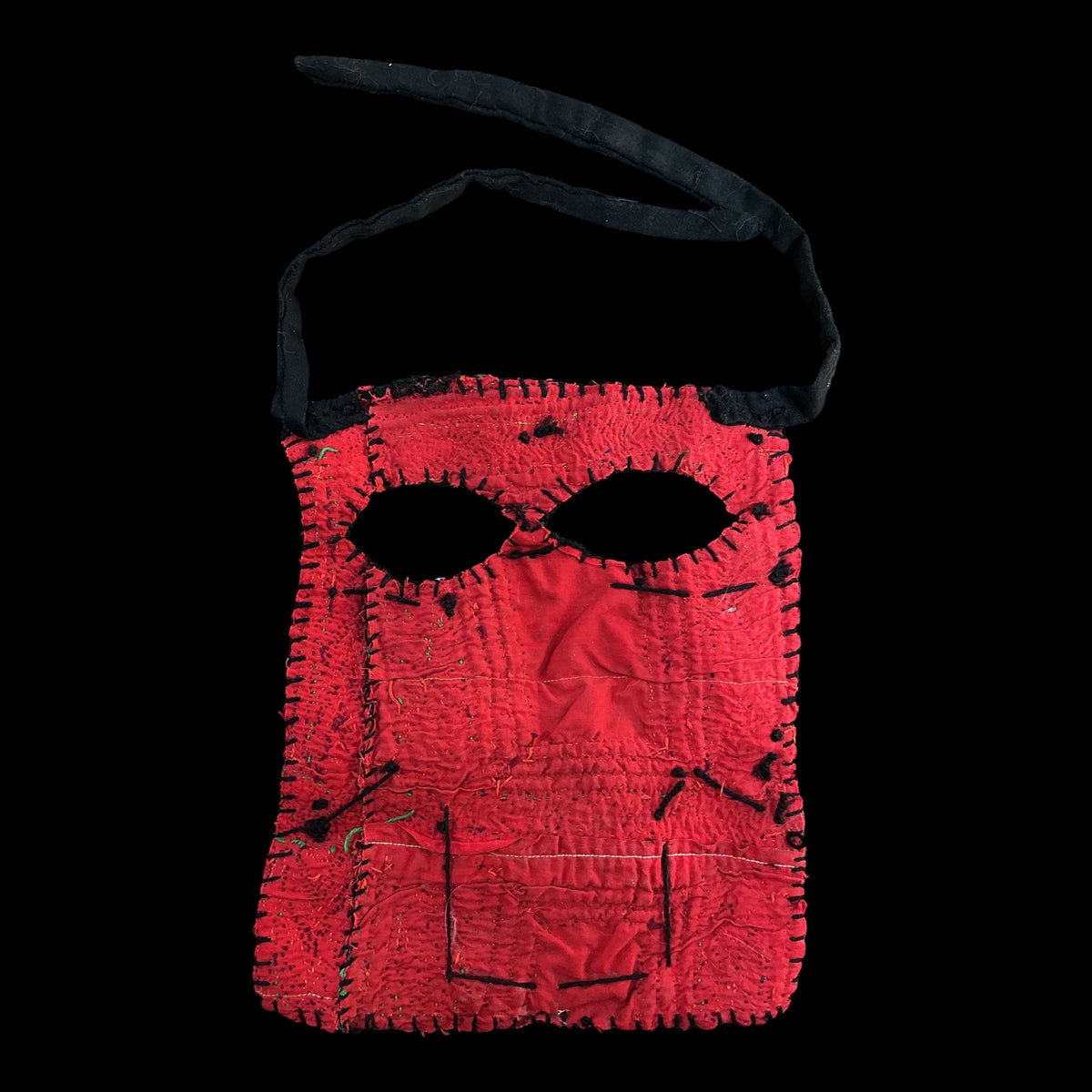 Vintage Bedouin Veil, Adorned with Metal Jewels,  from Yemen - Rita Okrent Collection (AA406)