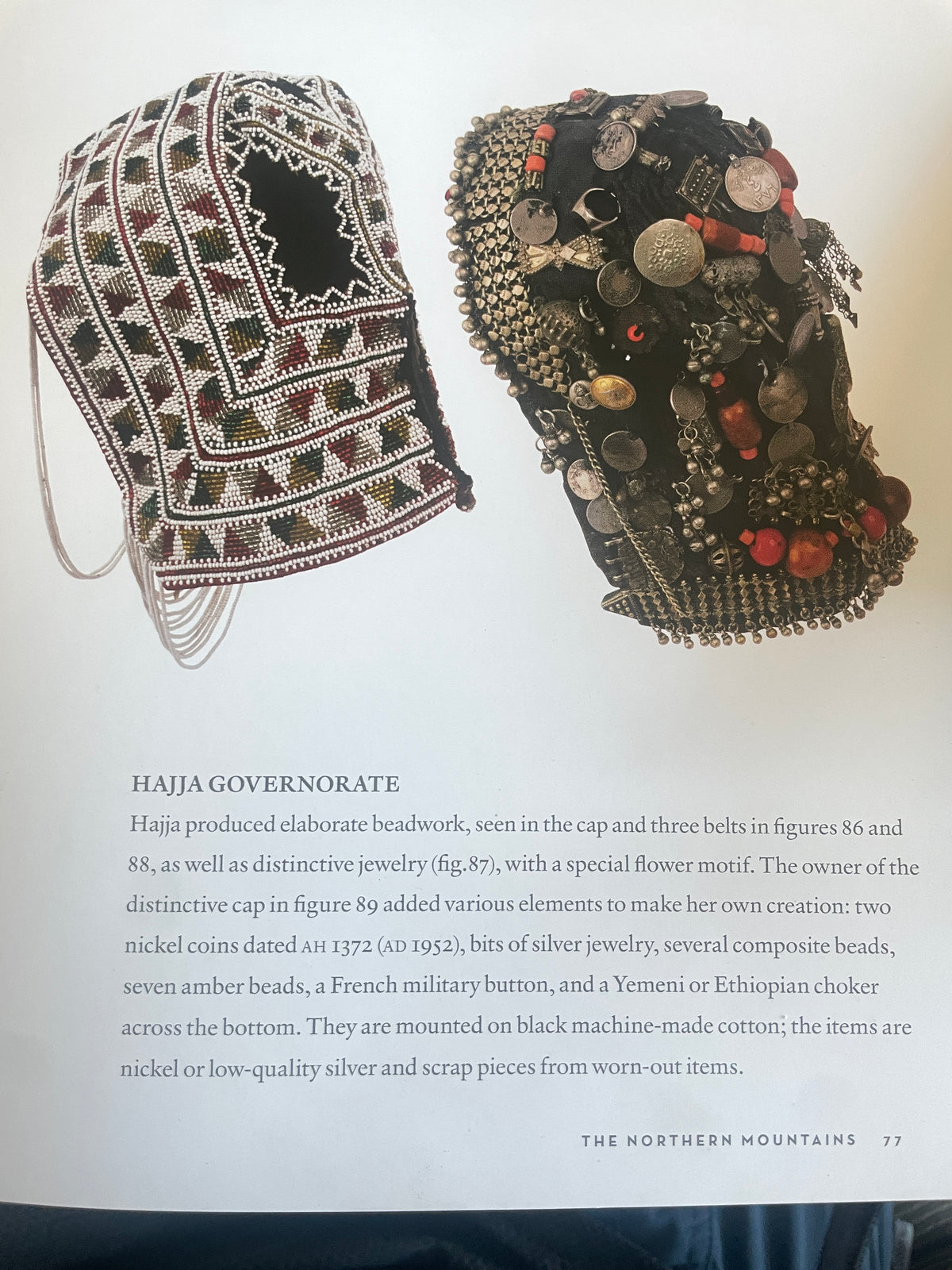 An Extraordinary, Richly Adorned Yemeni Woman’s Bonnet - Rita Okrent Collection (C910)