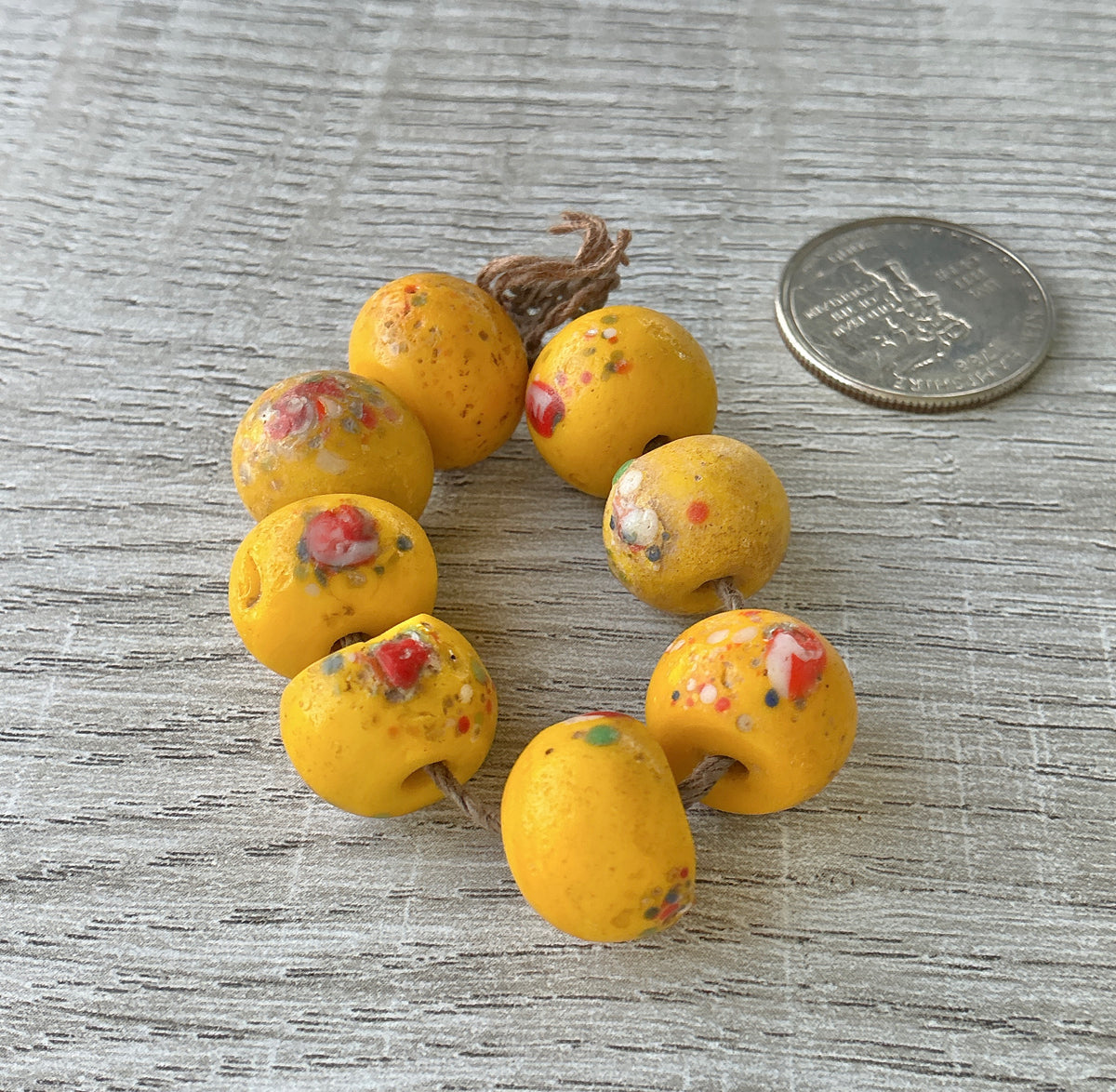 Choice of Short Strands of Antique Bohemian Glass Beads from the African Trade - Rita Okrent Collection (AT0982)