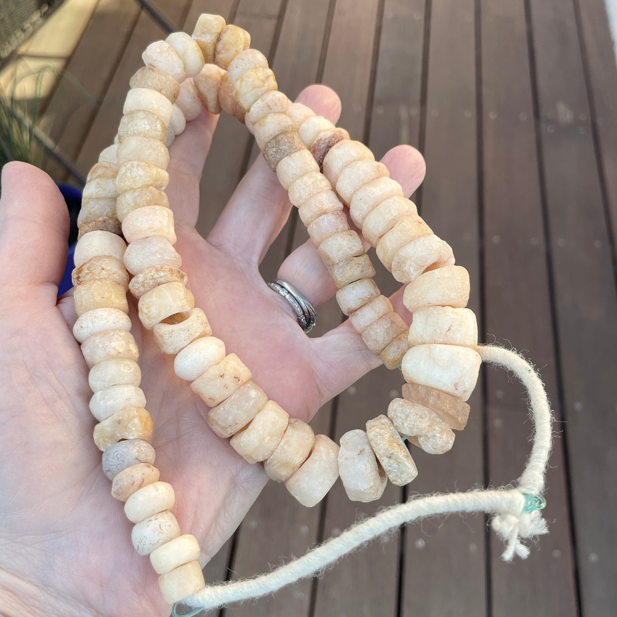 Ancient Agate Disc Beads from the Sahara - Rita Okrent Collection (S767)