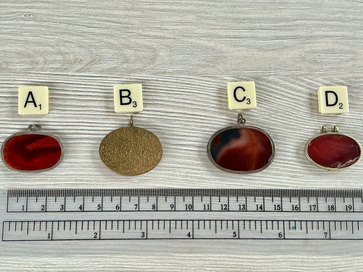 Selection of 4 Islamic Engraved Stone Amulets - Rita Okrent Collection (P927)