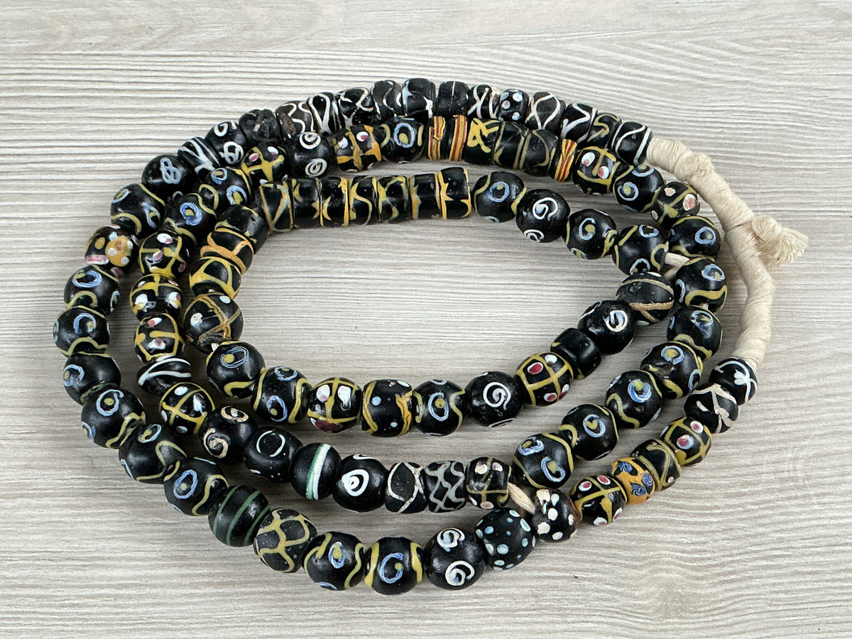 Antique Venetian Glass Bead Strand from the African Trade - Rita Okrent Collection (AT0992)