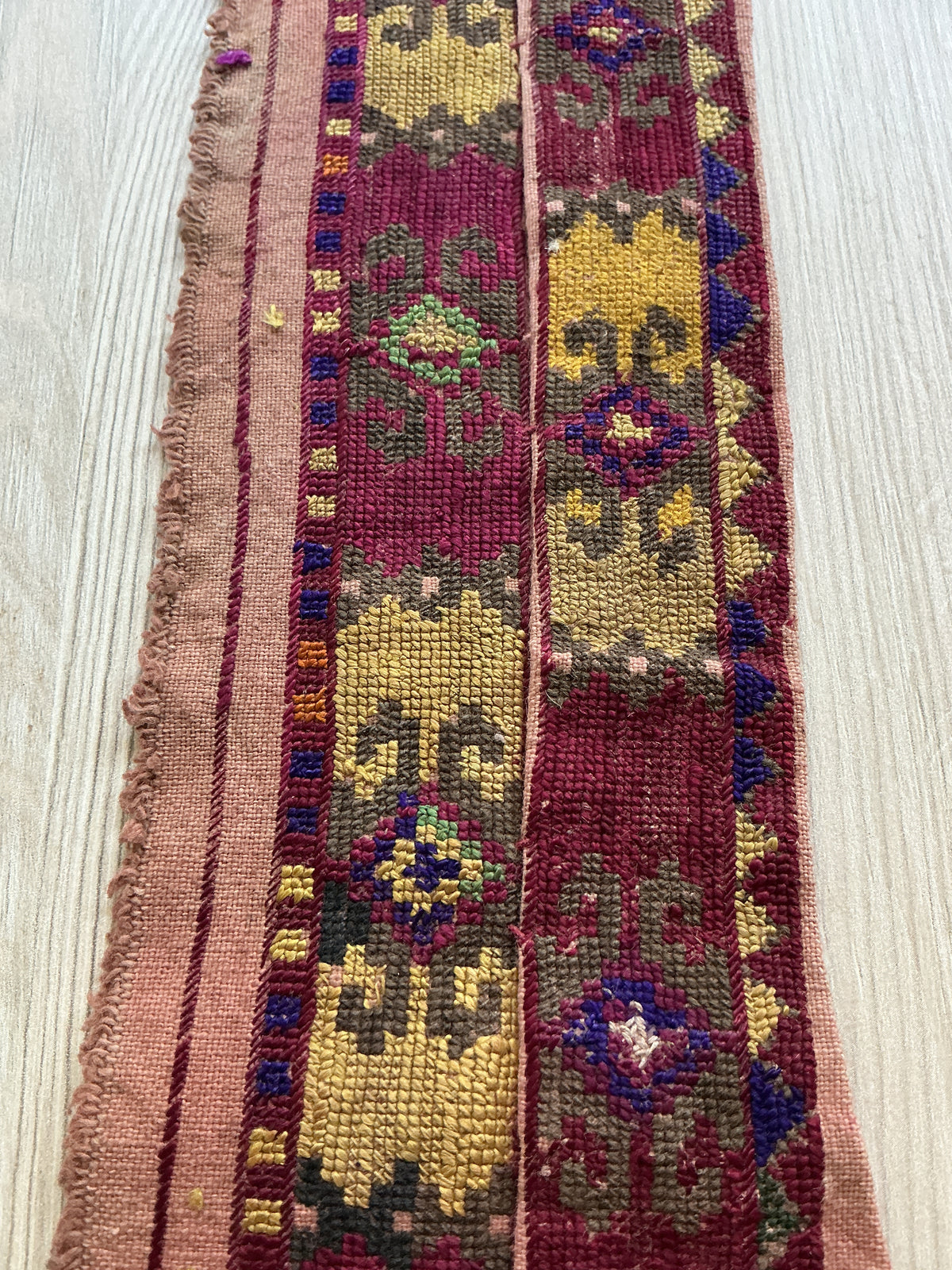 Antique Silk-Embroidered Dowry Cuffs, Afghanistan - Rita Okrent Collection (AA339)