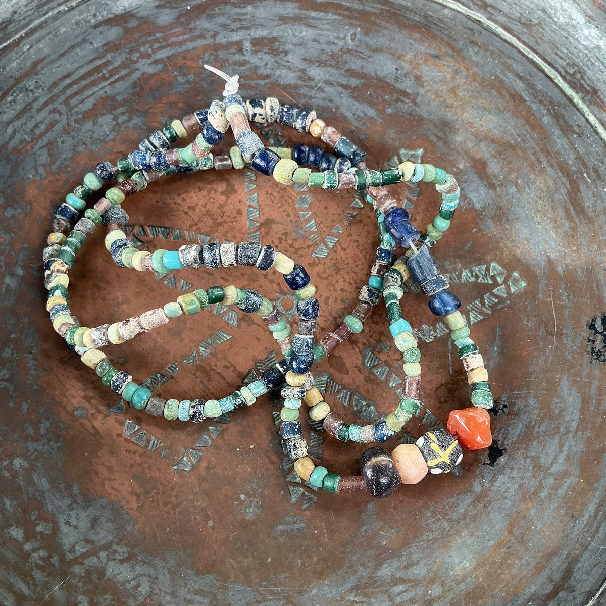 Special Strands of Multicolor Mixed Size Indo-Pacific - Nila Beads - Rita Okrent Collection (AT0146s)