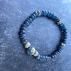 Antique Indo Pacific Glass Beaded Stretch Bracelet in Choice of Colors - Rita Okrent Collection (BR300)