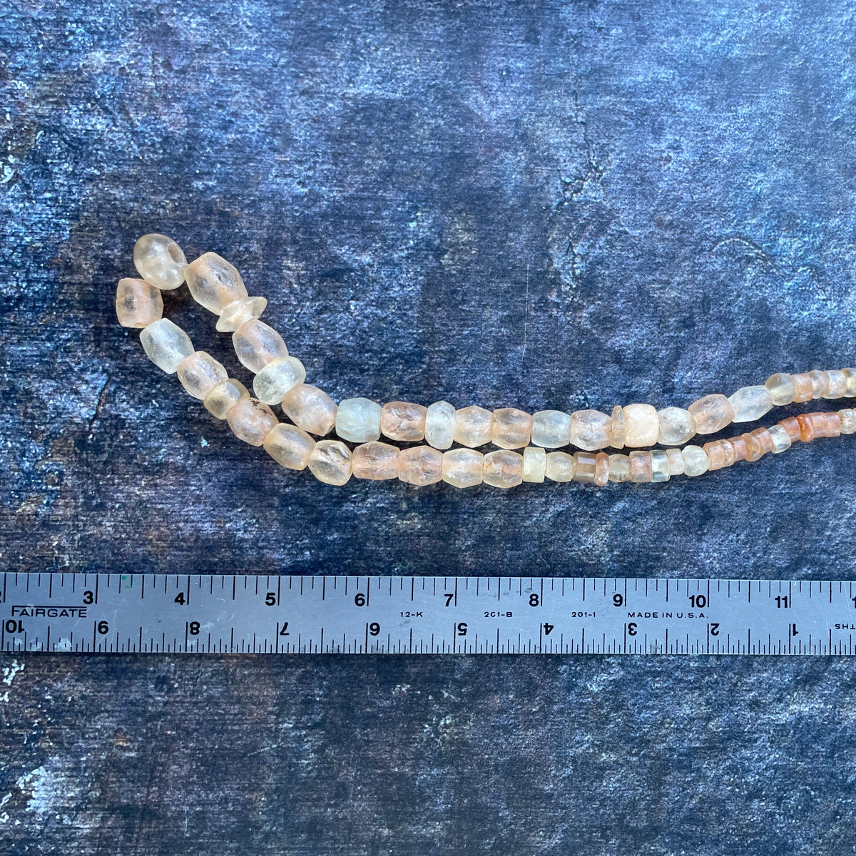 Ancient Carved Rock Crystal Beads, Mali - Rita Okrent Collection (S618)