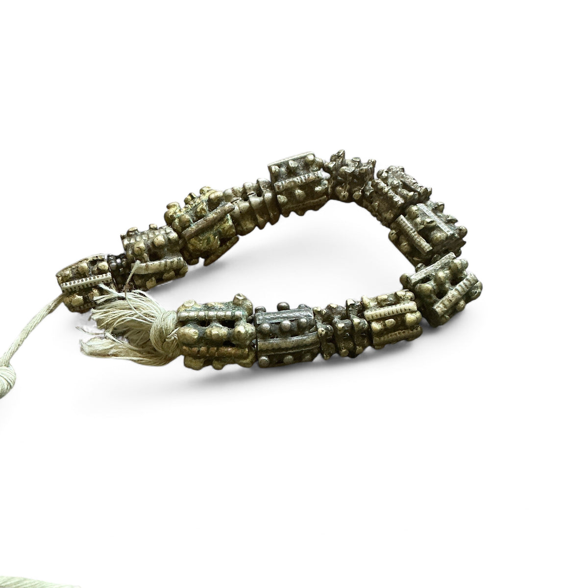Strand of 13 Mixed Old Yemeni Granulated Berry Beads - Rita Okrent Collection (ANT629)