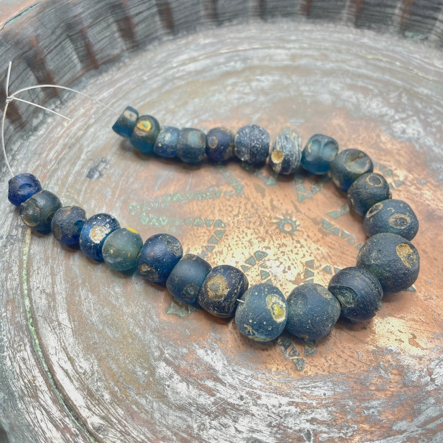 Choice of Strands of Mixed Ancient Glass Beads - Rita Okrent Collection (AG316)