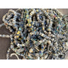 Ancient Excavated Small Djenne Gray Blue Mixed Color Nila Glass Beads, Strand, Mali - Rita Okrent Collection (AT0146b)