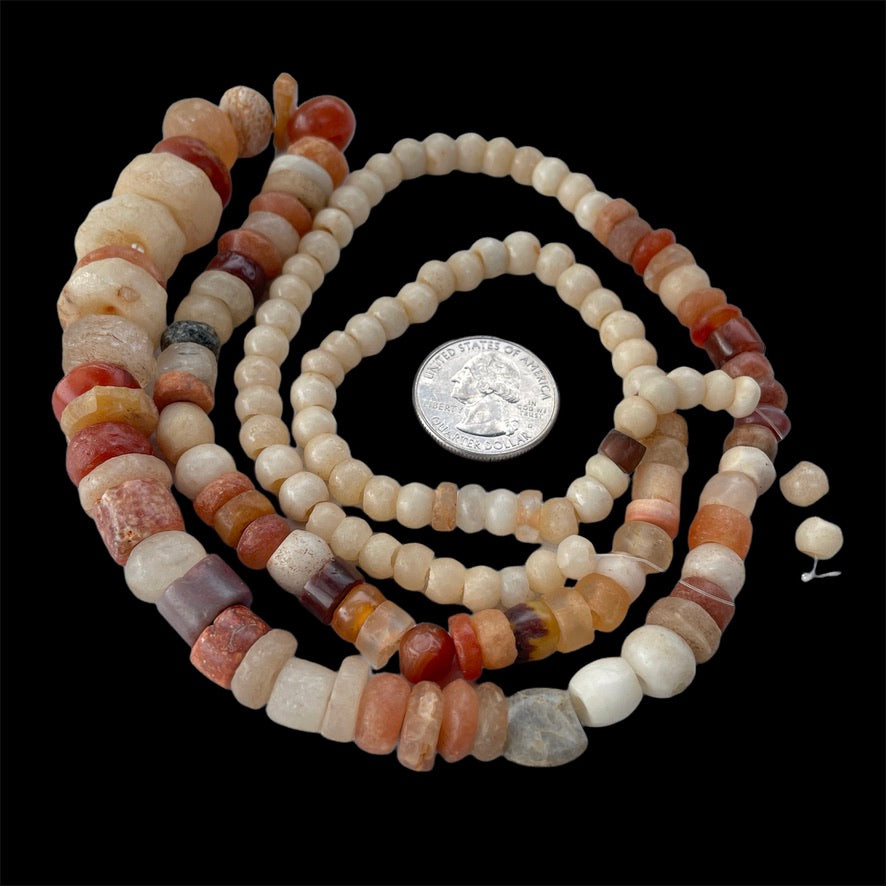 Beautiful Antique African Agate Beads #1 