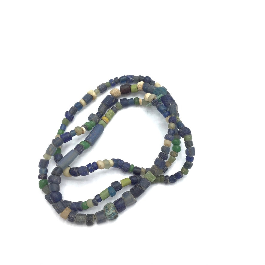 Mixed Ancient Glass Nila Strands, from the Sahel - Rita Okrent Collection (AT0856)