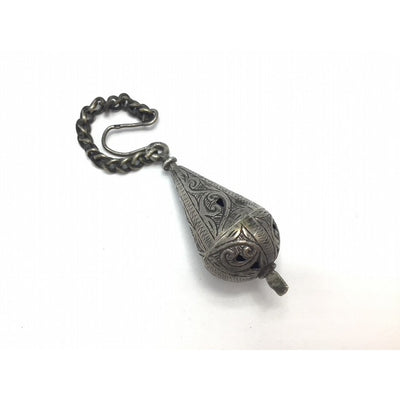 A Hallmarked Antique Silver Perfume Amulet from Marrakech - Rita Okrent Collection (P625)
