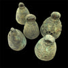 Group of 5 Large Antique Dogon Bronze Metal Bells from Mali - Rita Okrent Collection (AA495)