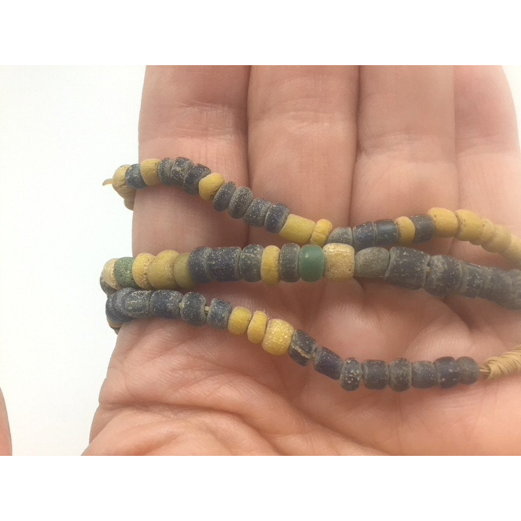 Mixed Ancient Glass Nila Bead Strands, Mali - Rita Okrent Collection (AT0784)