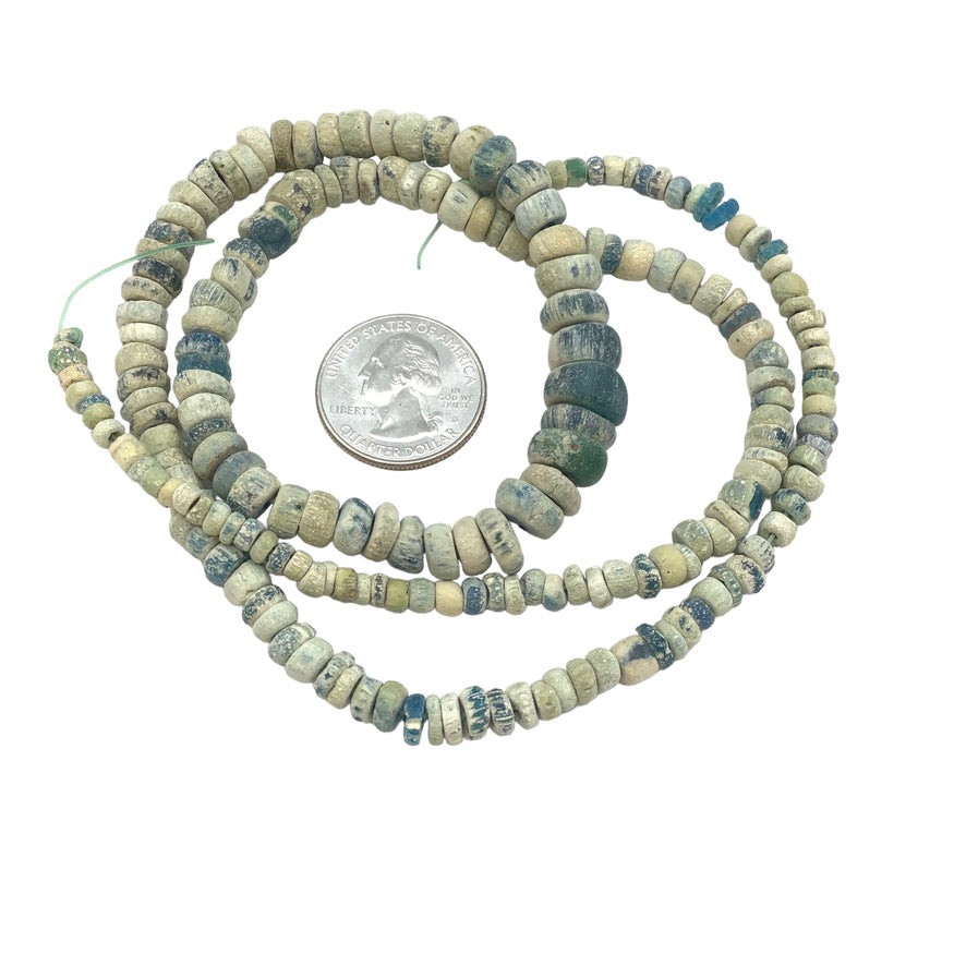 Choice of Strands - Ancient Glass Medium Sized Nila Beads from Mali  - Rita Okrent Collection (AT0654)