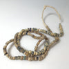 Neutral Beiges Whites Gray Clear Mixed Excavated Glass Nila Bead Strands - Rita Okrent Collection (AT0810)