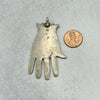 Antique Meknes Silver Hamsa Amulet, Morocco - Rita Okrent Collection (P946)