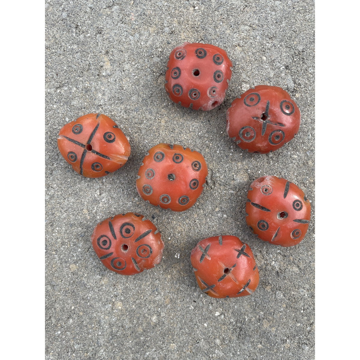 Fun Plastic Faux Carved Phenolic Resin Beads, Sold Individually - Rita Okrent Collection (NP049)