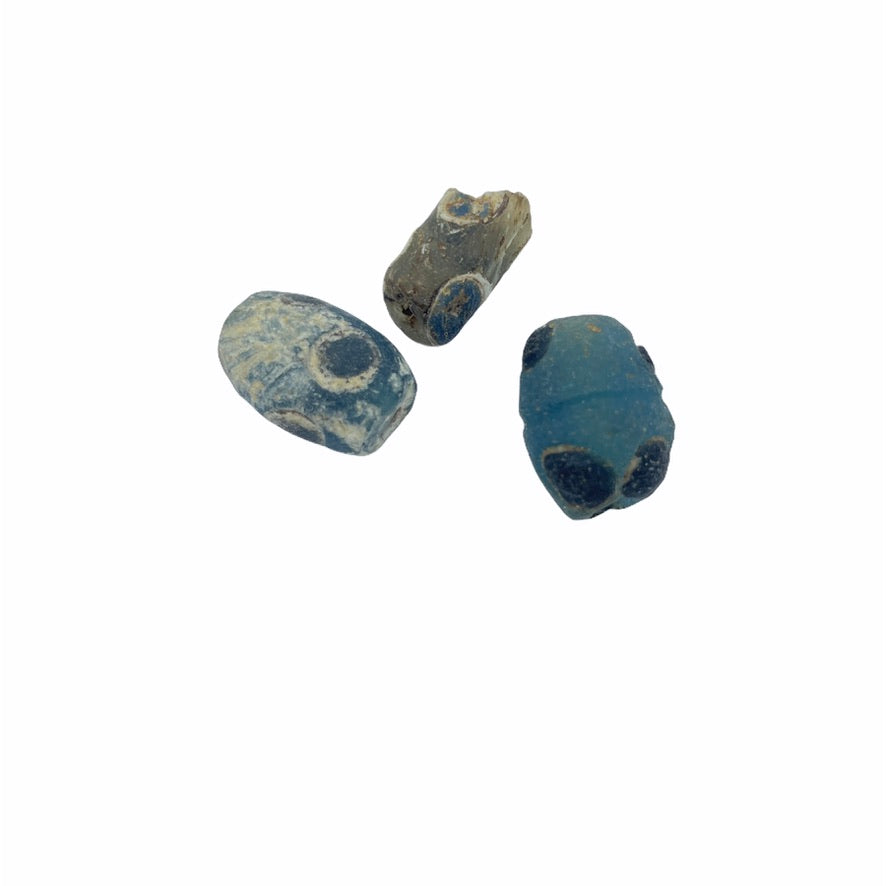 Ancient Early Islamic-Era Glass Evil Eye Beads, Pricing Varies, Sold Individually - Rita Okrent Collection (AG110N)