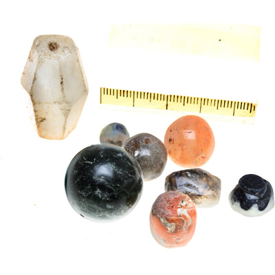 Antique and Ancient Bead Lot, Glass and Stone - Rita Okrent Collection (C418b)