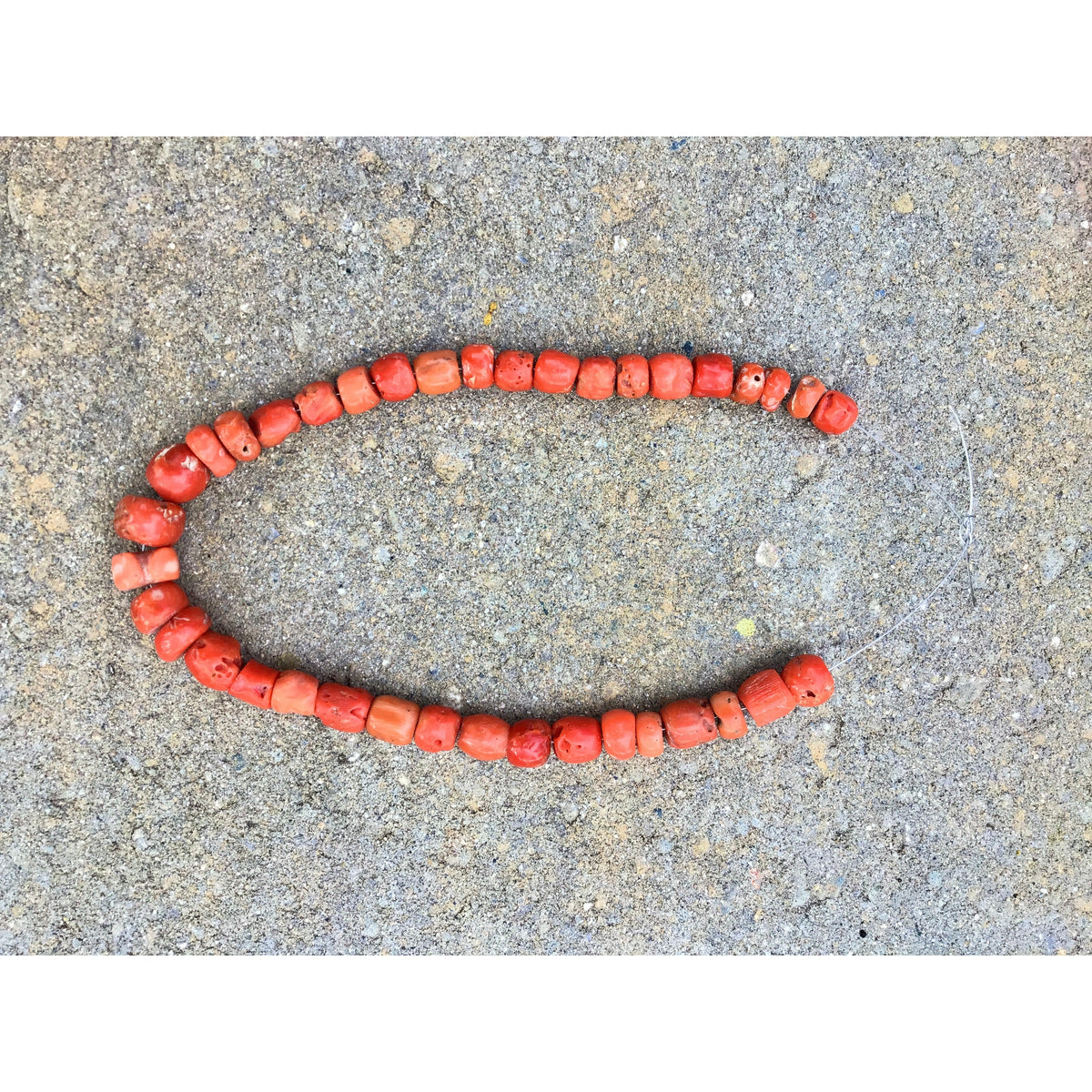 Antique Yemeni Coral Beads in Short Strands - Rita Okrent Collection (C790)