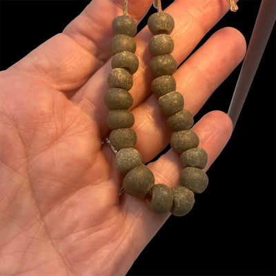 Ancient Green Glass Beads from Egypt - Rita Okrent Collection (AG450)