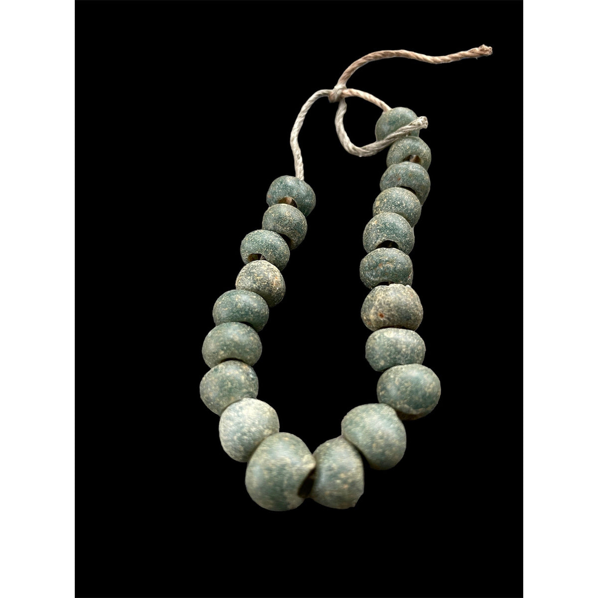 Ancient Green Glass Beads from Egypt - Rita Okrent Collection (AG450)