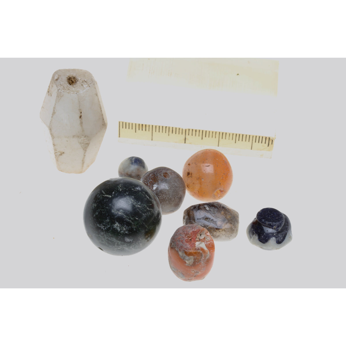 Antique and Ancient Bead Lot, Glass and Stone - Rita Okrent Collection (C418b)