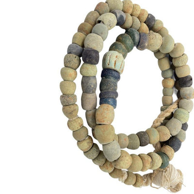 Ancient Egyptian Faience Beads with Ancient Glass Beads, from Egypt and West Africa - Rita Okrent Collection (AG275b)