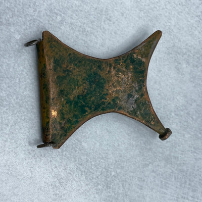 Copper and Silver Etched Tuareg Tcherot Amulet, Mauritania - Rita Okrent Collection (P873)