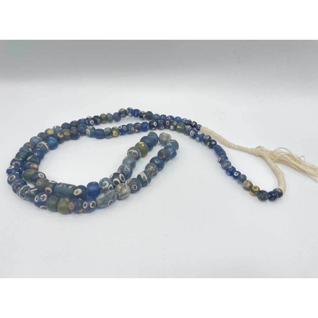 100 Bead Long Strand of Mixed Early Islamic Glass Eye Beads - Rita Okrent Collection (AG229)