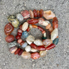 Mixed Ancient Agate, Carnelian, Granite and Rock Crystal Strand - Rita Okrent Collection (S678)