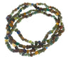 Green and Blue Mixed Colors Ancient Glass Nila Beads, West Africa - Rita Okrent Collection (AT0897)