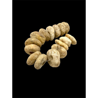Short Strand of 15 Neolithic Agate Beads from the Sahel - Rita Okrent Collection (S450)