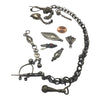 Mix of Ethnic Pendants and Jewelry Supplies, Including Fibula Chain - Rita Okrent Collection (P791)