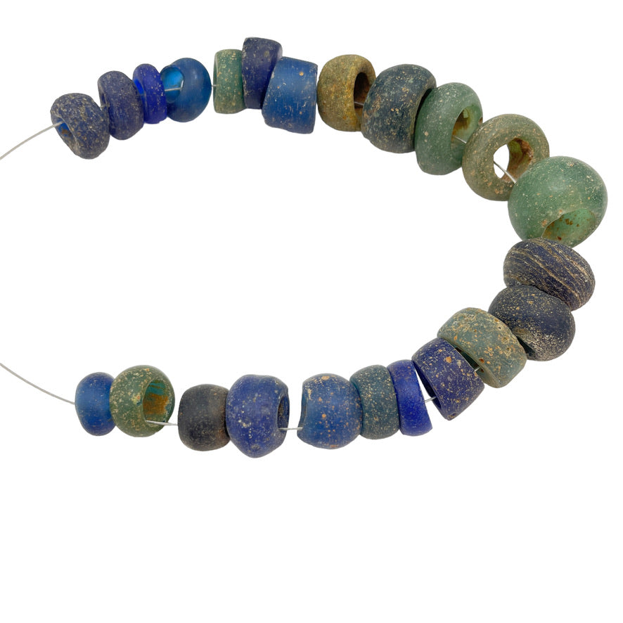 Choice of Strands of Mixed Ancient Glass Beads - Rita Okrent Collection (AG316)