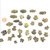 Group of 33 Mauritanian Mixed Gilded Silver Amulets, Imperfect Condition - Rita Okrent Collection (P878)