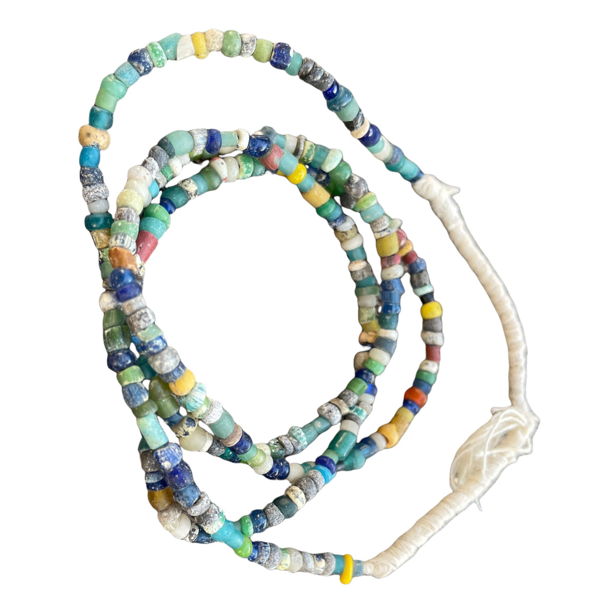 Grab Bag Strands of Small Mixed Brightly Hued Ancient Nila Beads, Mali - Rita Okrent Collection (AT0698)