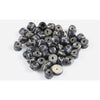 Black and white African Powder Glass beads