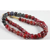 Red Skunk and Thousand Eye Beads with Black Skunk Venetian Trade Beads