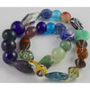 Bohemian Glass Beads, Mixed, Vintage and Antique
