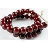 Faux Red Wine Amber Beads, Matched Rounds, Africa 