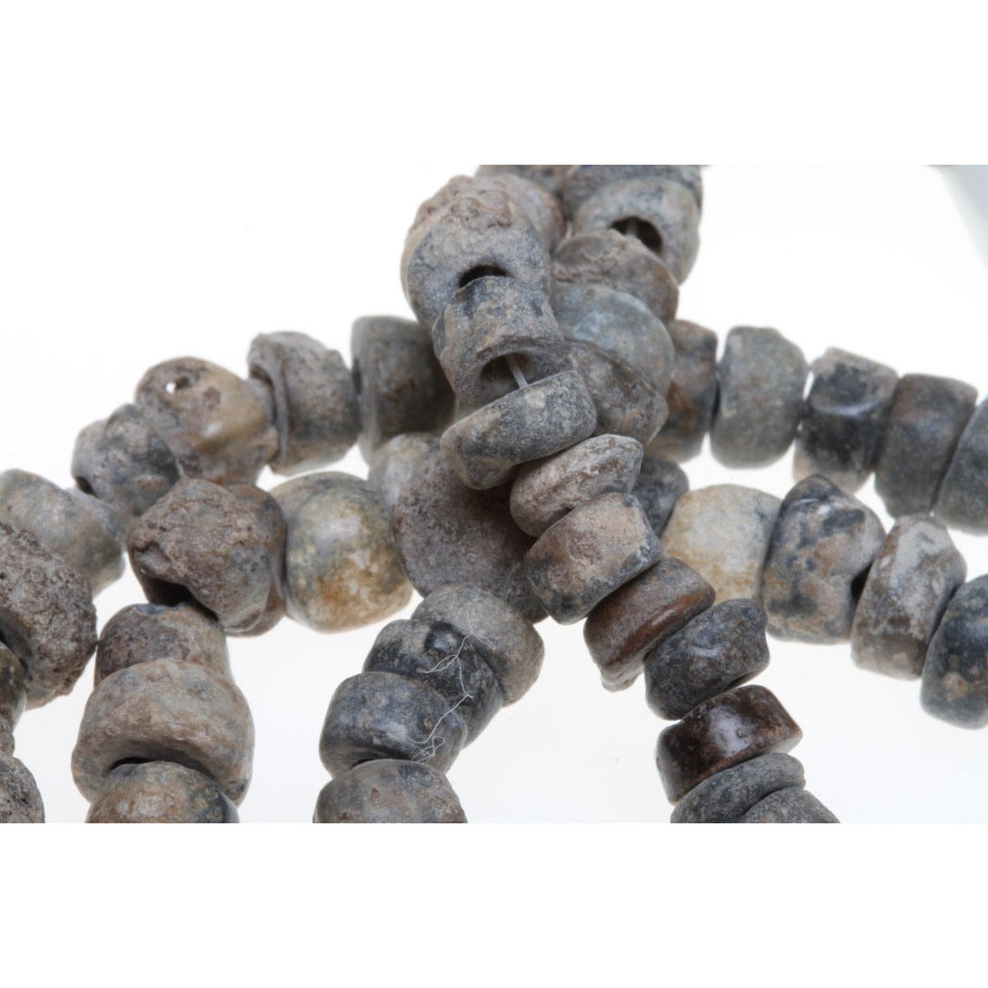 Rare Ancient Silver Beads, Roman Era, Middle East - Rita Okrent Collection (C124)