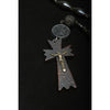 Antique French Monk Belt Rosary, Black with Carved Beads - Rita Okrent Collection (ANT487)