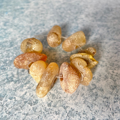 Choice of Short Strands of Vintage River Amber Beads from the Congo - Rita Okrent Collection (ANT407bc)