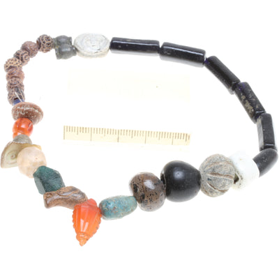Mix of Ancient and Antique Beads and Small Amulet Pendants - Rita Okrent Collection (C367b)