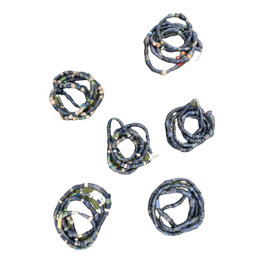 Mixed Ancient Glass Nila Strands, from the Sahel - Rita Okrent Collection (AT0856)